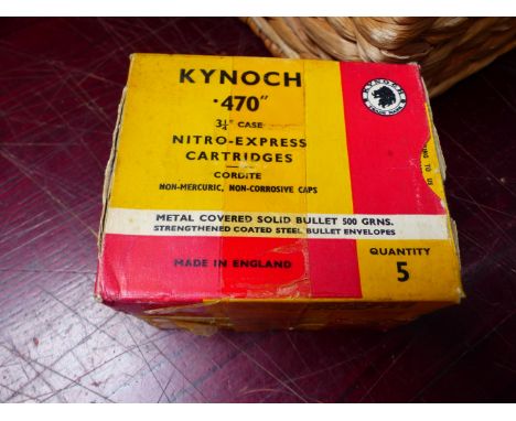 SECTION 1 COLLECTORS AMMUNITION- .470 (3" 3/4), 20 ROUNDS