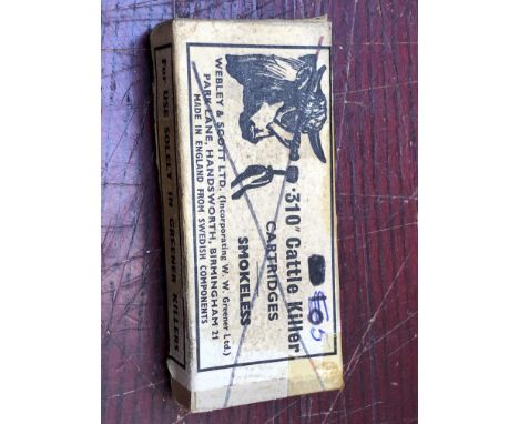SECTION 1 COLLECTORS AMMUNITION- .310 ck (CATTLE KILLER) 5 ROUNDS