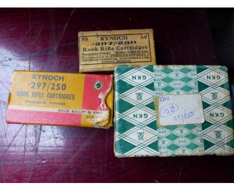 SECTION 1 COLLECTORS AMMUNITION- 297/250 ROOK 250 ROUNDS