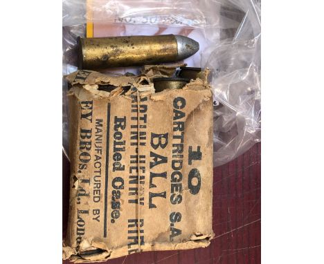 SECTION 1 COLLECTORS AMMUNITION- .577/450, 11 ROUNDS TOGETHER WITH .577 SNYDER 3 ROUNDS.