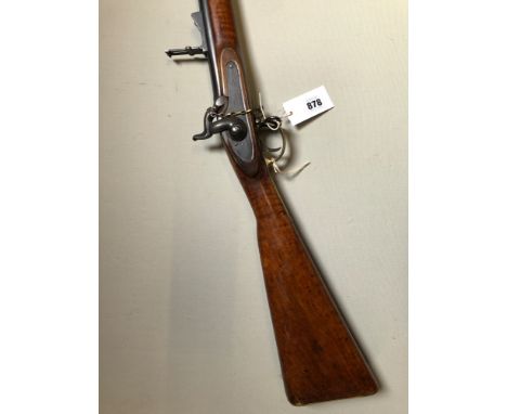 SECTION 1 FIREARM - PERCUSSION RIFLE- ENFIELD PATTERN .577 CALIBLE (RE-BARRELLED)  SERIAL NUMBER (nvn) (ST. NO. 3460)