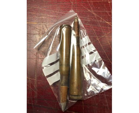 SECTION 1 COLLECTORS AMMUNITION- .5 BROWNING, 2 ROUNDS.