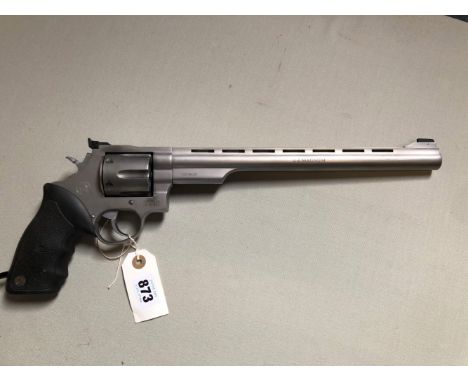 SECTION 1 FIREARM - LONG BARREL PISTOL TAURUS .44 MAGNUM REVOLVER SERIAL NUMBER DS218430 ( ST.NO. 3440) 