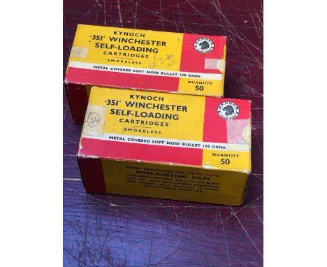 SECTION 1 COLLECTORS AMMUNITION- .351 WINCHESTER 94 ROUNDS.