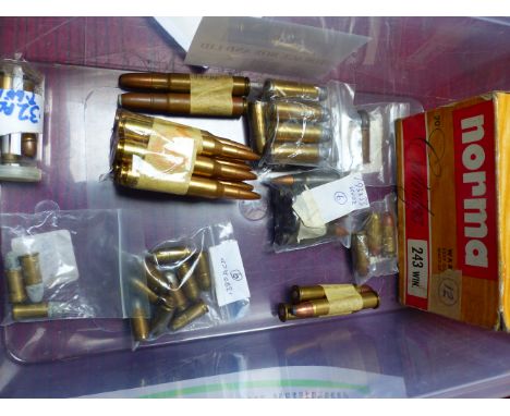 SECTION 1 COLLECTORS AMMUNITION- VARIOUS MUNITIONS- .476 REVOLVER 2 ROUNDS- .45ACP, 3 ROUNDS- .45 LONGCOLT 8 ROUNDS, 9.5 X 63