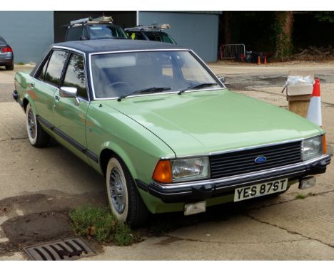 A FORD GRANADA Mk2 2.8 GHIA&nbsp; V6 SALOON 1979- REGISTRATION NUMBER "YES 876T" - APPROX 30600 MILES FROM NEW. RARE ORIGINAL