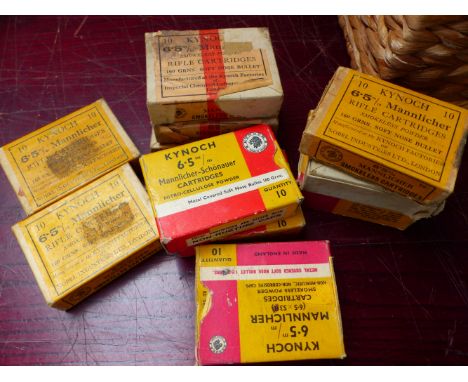 SECTION 1 COLLECTORS AMMUNITION- 6.5 X 53 MANNLICHER SCHOENAUER, 110 ROUNDS