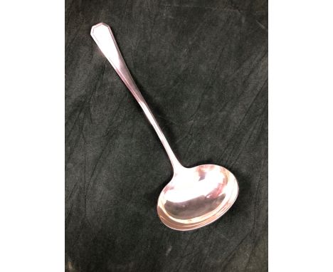 Louis XIV (Sterling, 1924, No Monograms) Round Bowl Soup Spoon