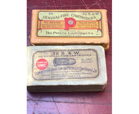 SECTION 1 COLLECTORS AMMUNITION- .32 SMITH AND WESSON REVOLVER 74 ROUNDS.