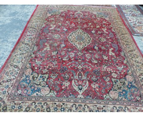 A PERSIAN MAHAL CARPET 427 x 314 cms