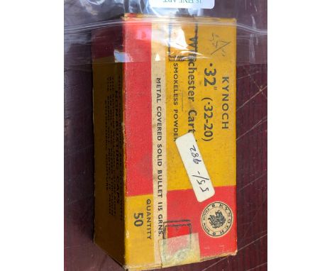 SECTION 1 COLLECTORS AMMUNITION .32/20 50 ROUNDS