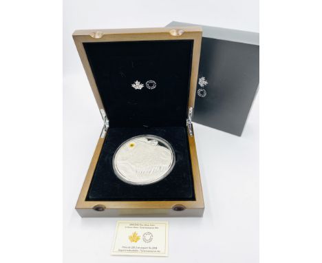 Royal Canadian Mint 2018 $250 1kg silver Tyrannosaurus Rex coin in presentation box. Estimate: £520-550