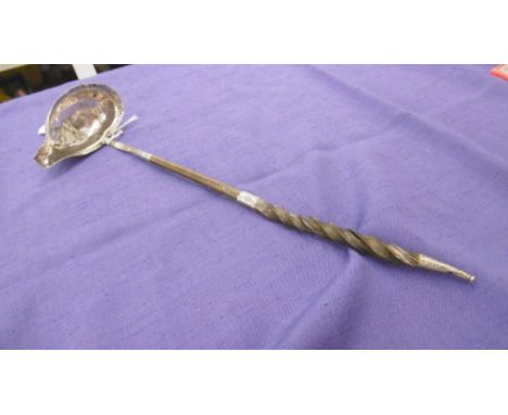 HESTER BATEMAN SILVER TODDY LADLE, 1784