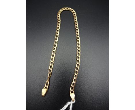 9ct gold chain, 1.6g, 18cm long
