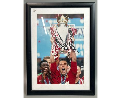 Football - Robin Van Persie Manchester United signed photo, 20 x 30cm / AN20