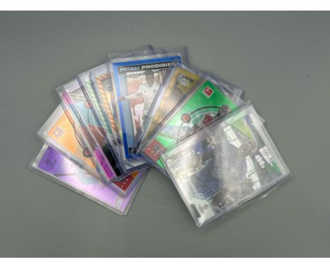 Ten Topps Limited edition Football trading cards including Patrik Schick, Declan Gallagher and Romelu Lukaku. Viewing recomme