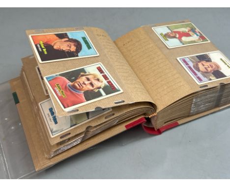 Approx. 165  A &amp; B C Football cards from 1970 including Bobby Moore no. 242, Ian St. John no.74, Bobby Charlton no. 26 an