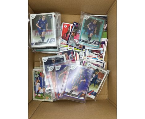 A small quantity of Woman's Football cards and stickers including three limited edition cards. Viewing recommended on request