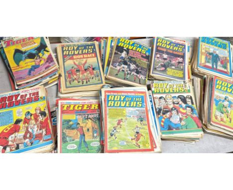 A large quantity of football magazines from the 1970's and 1980's, mainly Roy of the Rovers /T41