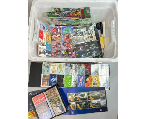 A large collection of BT and other advertising phone cards including Euro 2004, and film/TV related. Viewing recommended on r