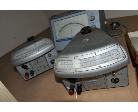 VINTAGE PYE ELECTRICAL EQUIPMENT, comprising of two Scalamp Galvanometers and a Model 292 pH meter, untested, no electrical c