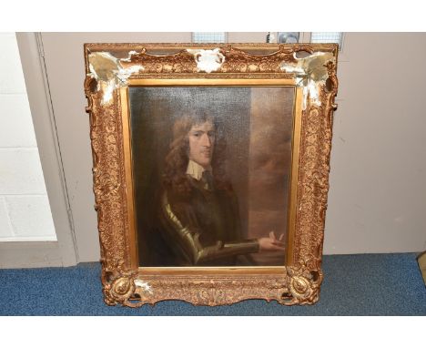 STYLE OF 17TH CENTURY ENGLISH SCHOOL, PORTRAIT OF COLONEL JOHN HUTCHINSON (one of the signatories of the death warrant of Cha