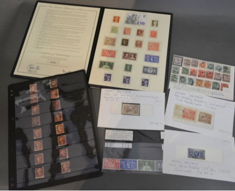 The British Millennium Stamp Collection Limited Edition Number 88 of 2000 containing sixteen British stamps to include a Penn