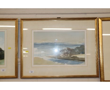 Peter Burman, watercolour seascape&nbsp;