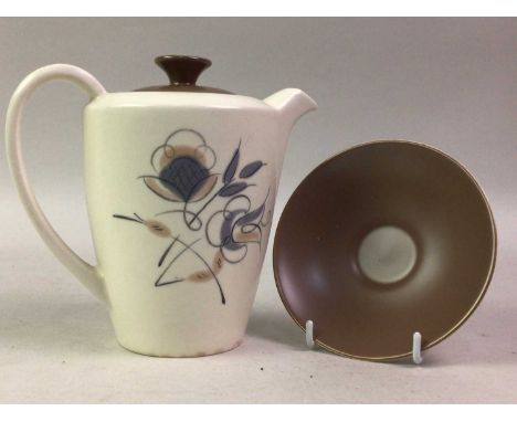 GROUP OF PART TEA AND COFFEE SETS, EARLY - MID 20TH CENTURY including Poole, Royal Albert "Elfin", Paragon, Tuscan and one fu
