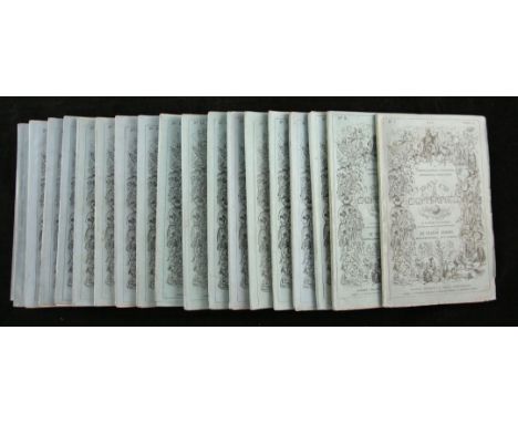 Dickens, Charles - David Copperfield, 1st edition, original 19/20 parts, 8vo, 40 plates, illustrated by Hablot K. Browne, Bra