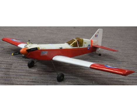 Bulldog SK-61 - a pre-made RC Radio Control model of a Bulldog SK-61 aircraft with RAF markings. Fitted with engine and radio