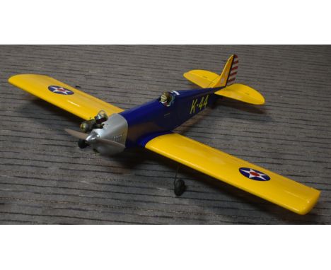 Bowers Fly Baby - a pre-made RC Radio Control model model of a Bowers Fly Baby aircraft with US Army markings. Fitted with en