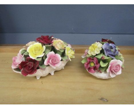 Aynsley ceramic flower baskets&nbsp;