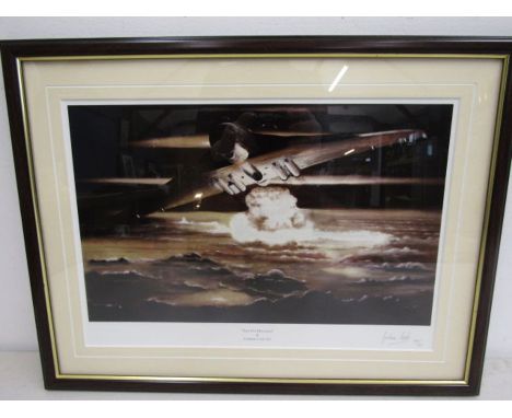 Graham Cooke MBE limited edition 38/50 print 'End of a Deterrent' signed in pencil bottom right 53x40cm with cert of authenti