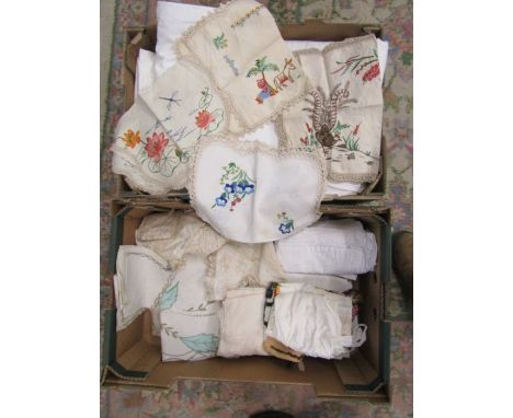 Vintage linens and embroideries