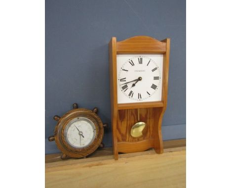 Wal clock and barometer&nbsp;