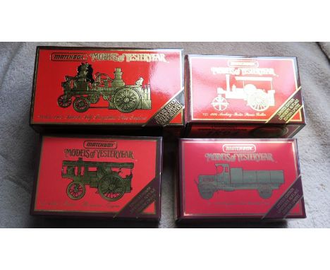 Matchbox lot of 4 Special Edition Models of Yesteryear Boxed and MintMatchbox Special Edition Mint and Boxed YS-45 Busch Fire