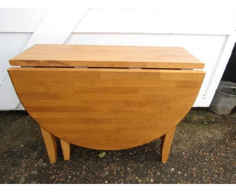 John Lewis solid oak gate leg table