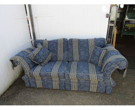 Upholstered 3 seater sofa with cushions&nbsp;