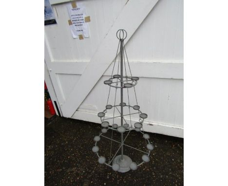 Cast iron tea light holder H120cm approx&nbsp;