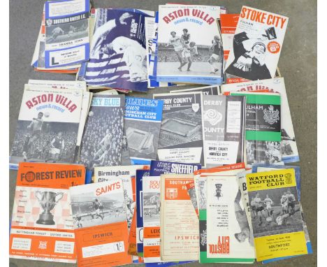 115 1960's football programmes, mainly Midland clubs 
