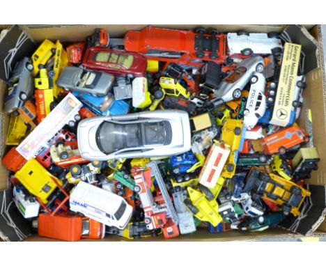 Corgi, Dinky, Lledo, Matchbox and Maisto die-cast model vehicles 