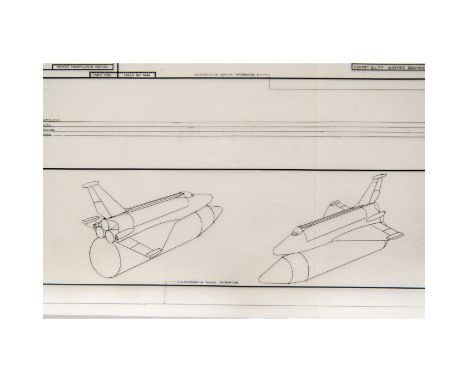 Original set of Master Schematics from Grumman Aerospace titled, Space Shuttle Orbiter: Integrated Functional Configuration L