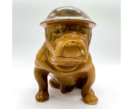 Large size, modeled as a bulldog wearing a helmet and haversack. This piece was based on a character by Captain (Charles) Bru