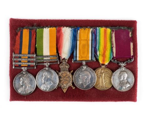 *Boer War & WWI. A group of six to Quartermaster & Lieutenant T. Clement, Royal Army Medical Corps Queen's South Africa 1899-