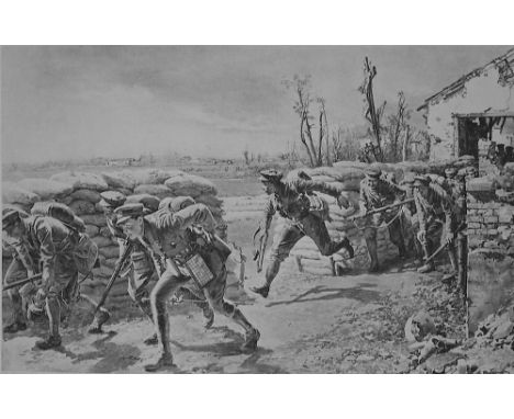 Matania (Fortunino, 1881-1963). With the British Army on the Western Front. A Series of Twelve Artist's Proofs, Published by 