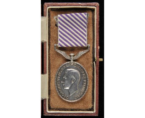 *Medal. Distinguished Flying Medal, G.VI.R. (751333. Sgt. E.A.F. Gibb. R.A.F.),  extremely fine, with two cloth Observers bad