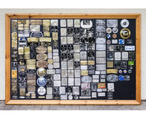 *Aircraft Name Plates. A unique private collection of 195 screw mounted aircraft engine name plates, collected from 1958 to 1