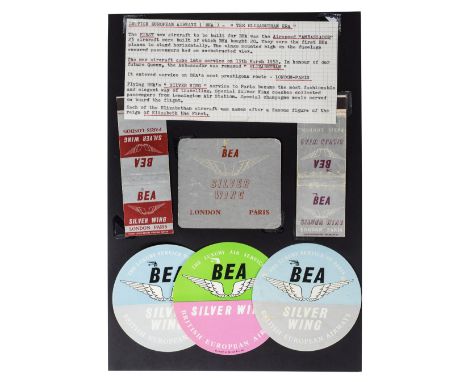 *British European Airways. Four ring binder files containing an extensive record of the B.EA., Scottish Airways and Highland 