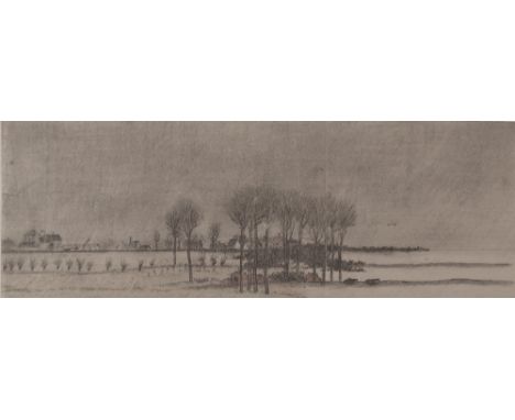 *Kelly (Lieutenant Richard Barrett Talbot, 1896-1971). Panorama Around Ploegsteert Wood, circa 1916,  pencil and watercolour 